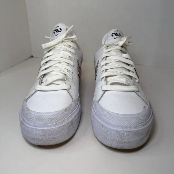 Nike Court Legacy Lift Sneaker Shoes White Hemp Black Summit Women's Size 10 - Picture 2 of 9